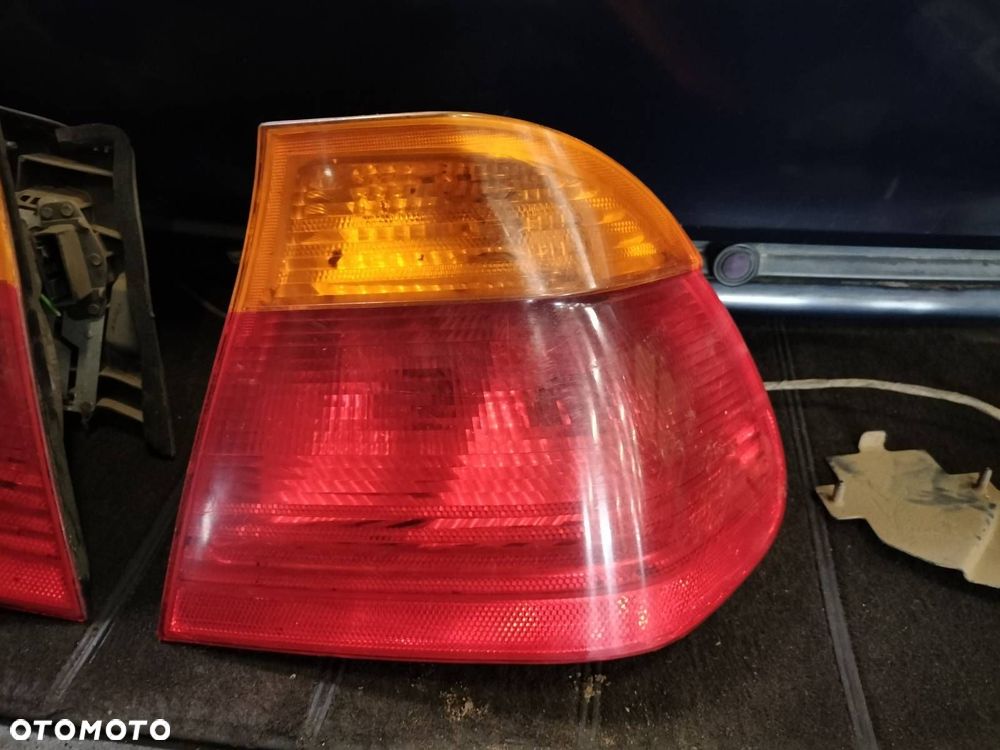 KOMPLETNY TYŁ KLAPA BAGAŻNIKA ZDERZAK TYŁ LAMPY BMW E46 263/5 DUNKELBLAU - 2