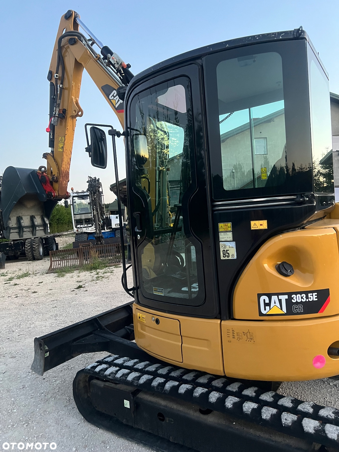 Caterpillar MINIKOPARKA CAT 303.5 E CR 2019r Catepillar 304 303 305 302,7 Bobcat e34 35 26 3x łyżka wiertnica grabie koparka mini gąsienicowa 3,5tony - 12