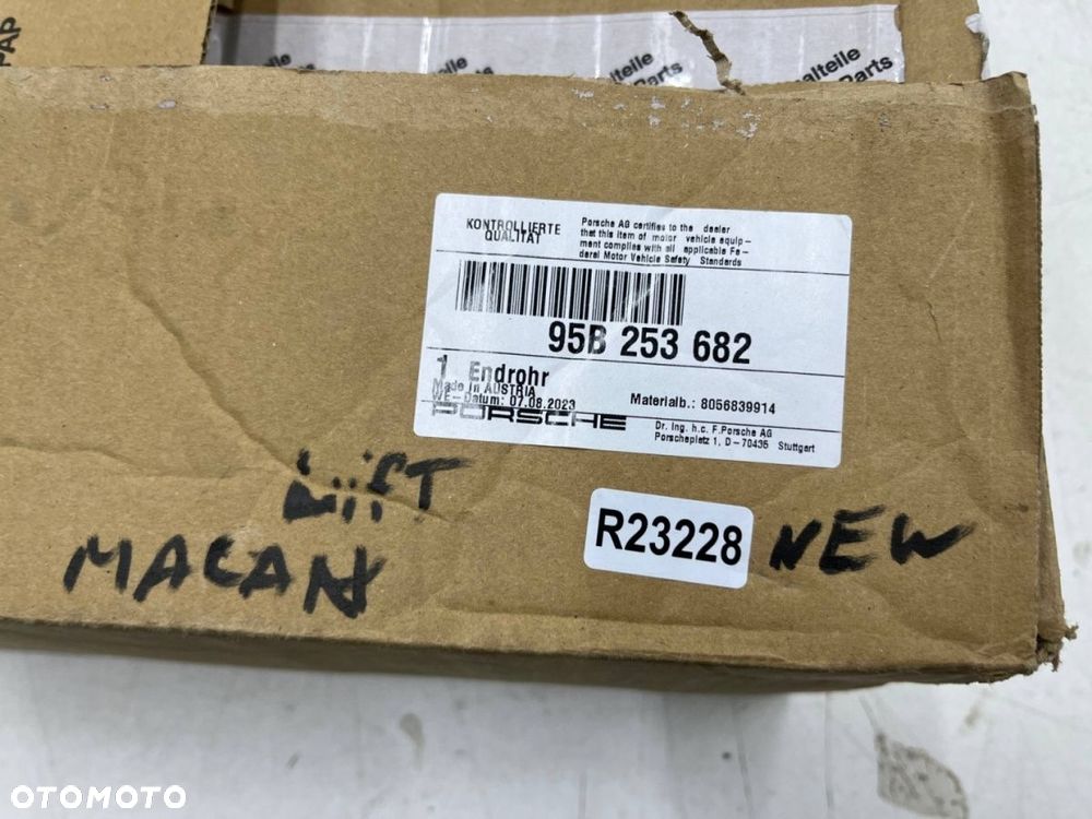 Wydech Macan I 95b LIFT 21r.- NOWA prawa tylna końcówka tłumika nasadka oryginalna prawy tył - 12