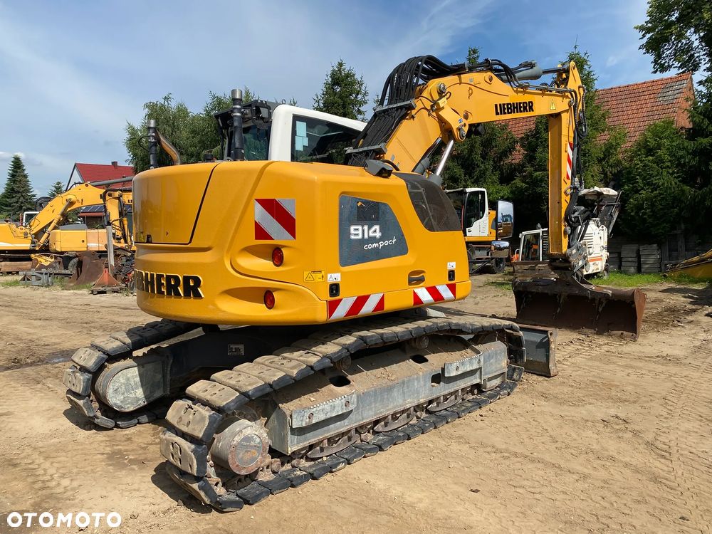 Liebherr R914 COMPACT, 7000 MTH, PŁUG, RAMIĘ 3X ŁAMANE, Z NIEMIEC, KRÓTKI TYŁ, GUMOWE KLEPKI, - 4