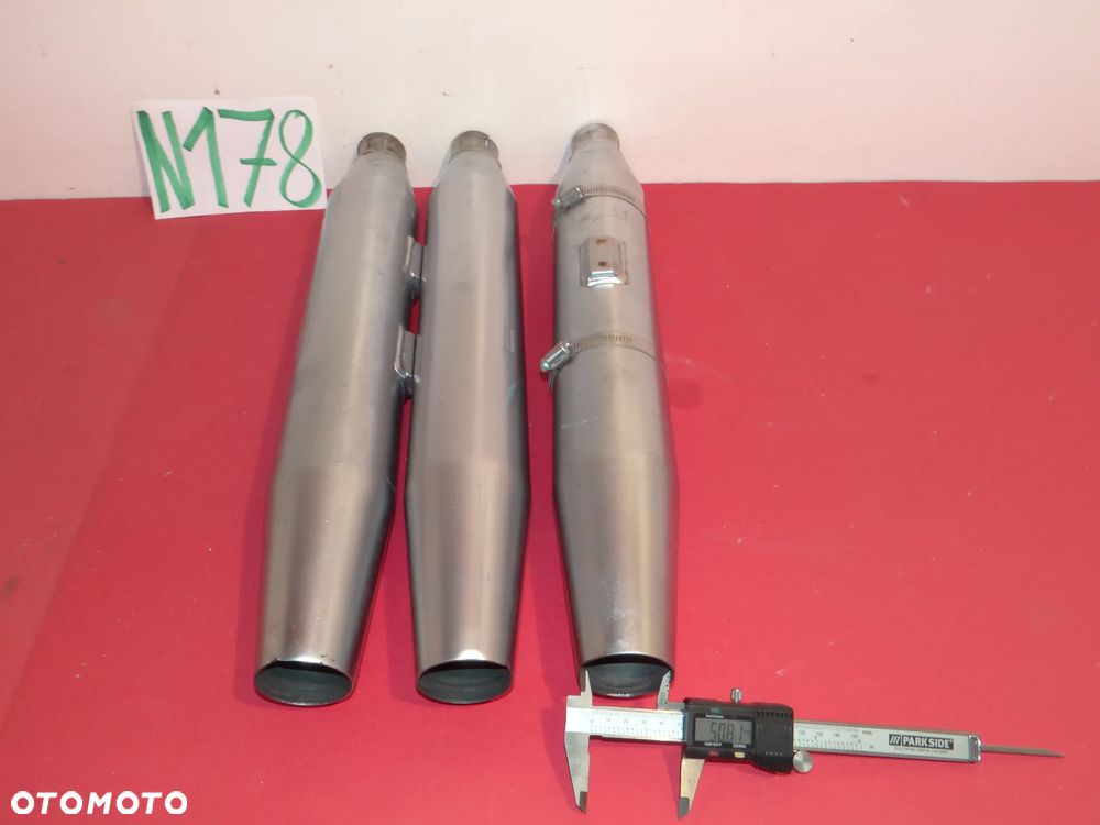 N178  HARLEY DAVIDSON TŁUMIK TŁUMIKI WYDECH SOFTAIL HARITAGE FAT BOY HARFXS1584 1688 - 1