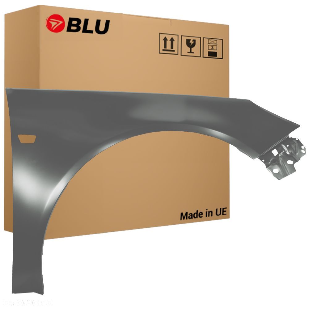 BLU Błotnik OPEL INSIGNIA G09 Z177 prawy szary 2008-2017 przód CarbonGrau - 1