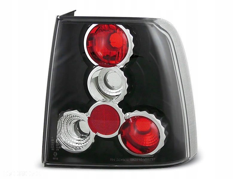 LAMPY TYLNE VW PASSAT B5 96-00 BLACK SEDAN TUNING - 1