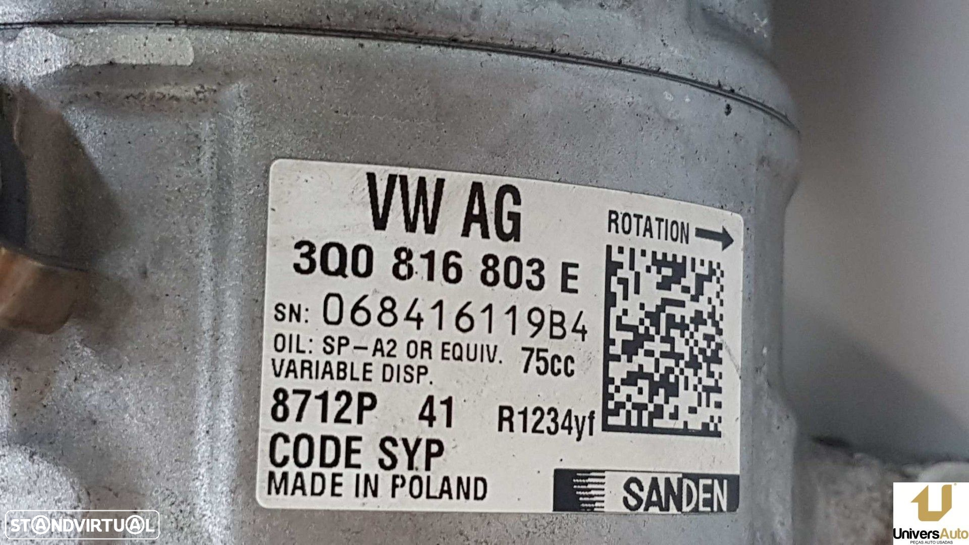 COMPRESSOR DE AR CONDICIONADO VOLKSWAGEN POLO EDITION - 7