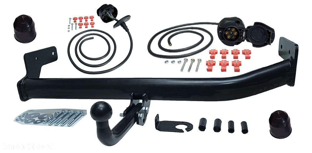 CHEVROLET CAPTIVA + FACELIFT FL 2006-2018 HAK HOLOWNICZY + WIĄZKA + ADAPTER 7PIN/13P + GNIAZDO - 6