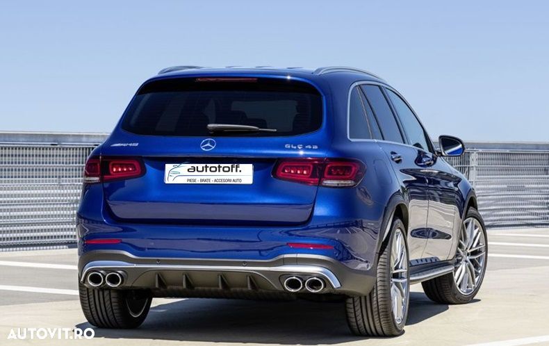 Difuzor bara spate compatibil Mercedes GLC X253 SUV Facelift (2019+) AMG43 Design - 2