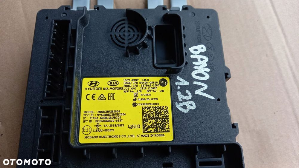 HYUNDAI BAYON i20 III MODUŁ STEROWNIK KOMPUTER 95400-Q0510 - 2