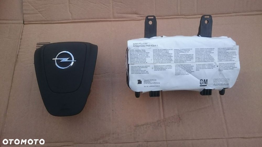 OPEL MERIVA B deska konsola poduszki airbag pasy - 5