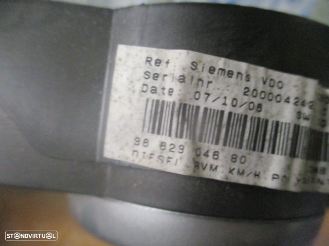 Quadrante 9662904680 PEUGEOT 207 2006 1.6HDI 0P KM/H DIGITAL - 2