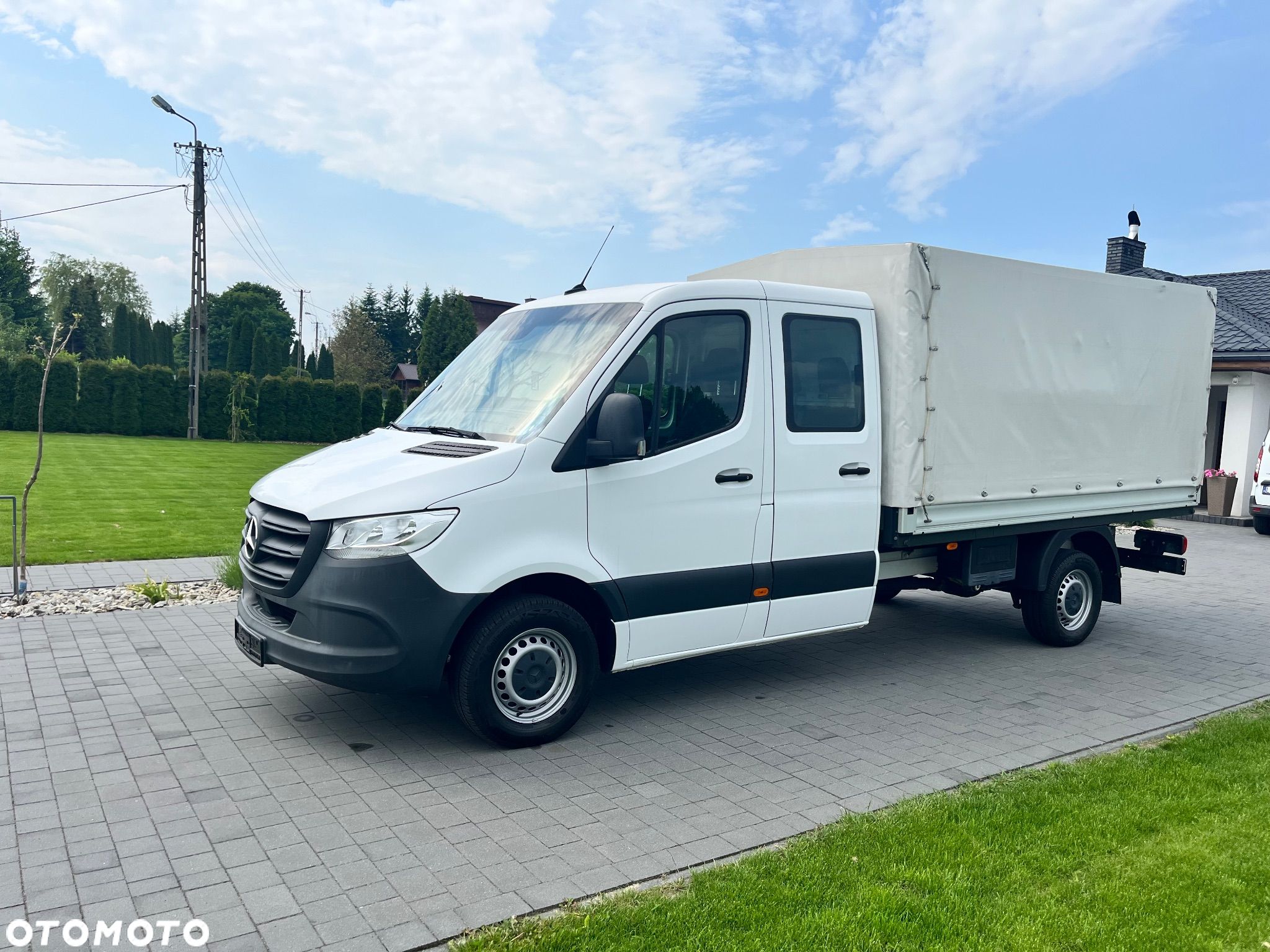 Mercedes-Benz Sprinter 316 2.2 CDI / DOKA / MAX / tylko 66 tyś km / klima / hak 3,5 t / brygadòwka / 6 miejsc / paka 3,4x2,03 m - 1