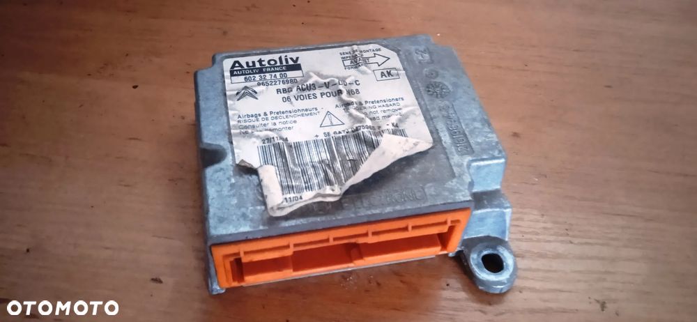 Sensor Airbag Xsara Picasso 602327400 9652276980 - 1