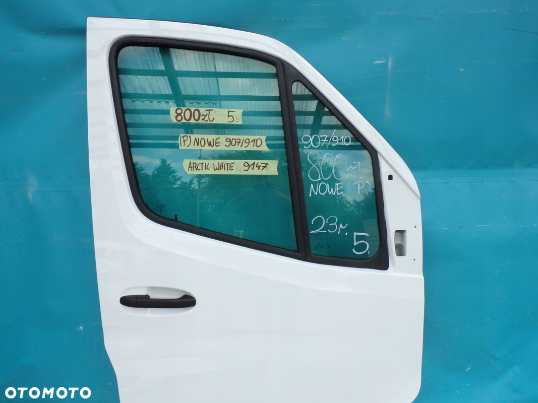 SPRINTER 907 910 drzwi przednie prawe BIAŁE NOWE KOLOR BIAŁY ARCTIC WHITE - 4