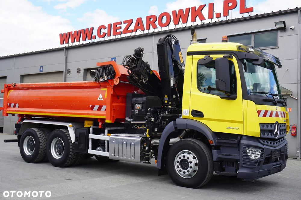 Mercedes-Benz Arocs 2640 6x4 / 100 tys. km! / HIAB X-Hiduo 158 / rotator / Wywrotka 2-stronna - 3