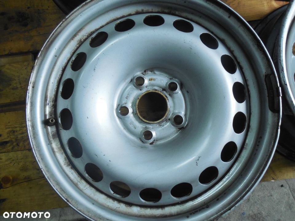 FELGI STALOWE KPL VW AUDI SEAT 6.5JX16H2 5X112 ET33 KOMPLET - 2