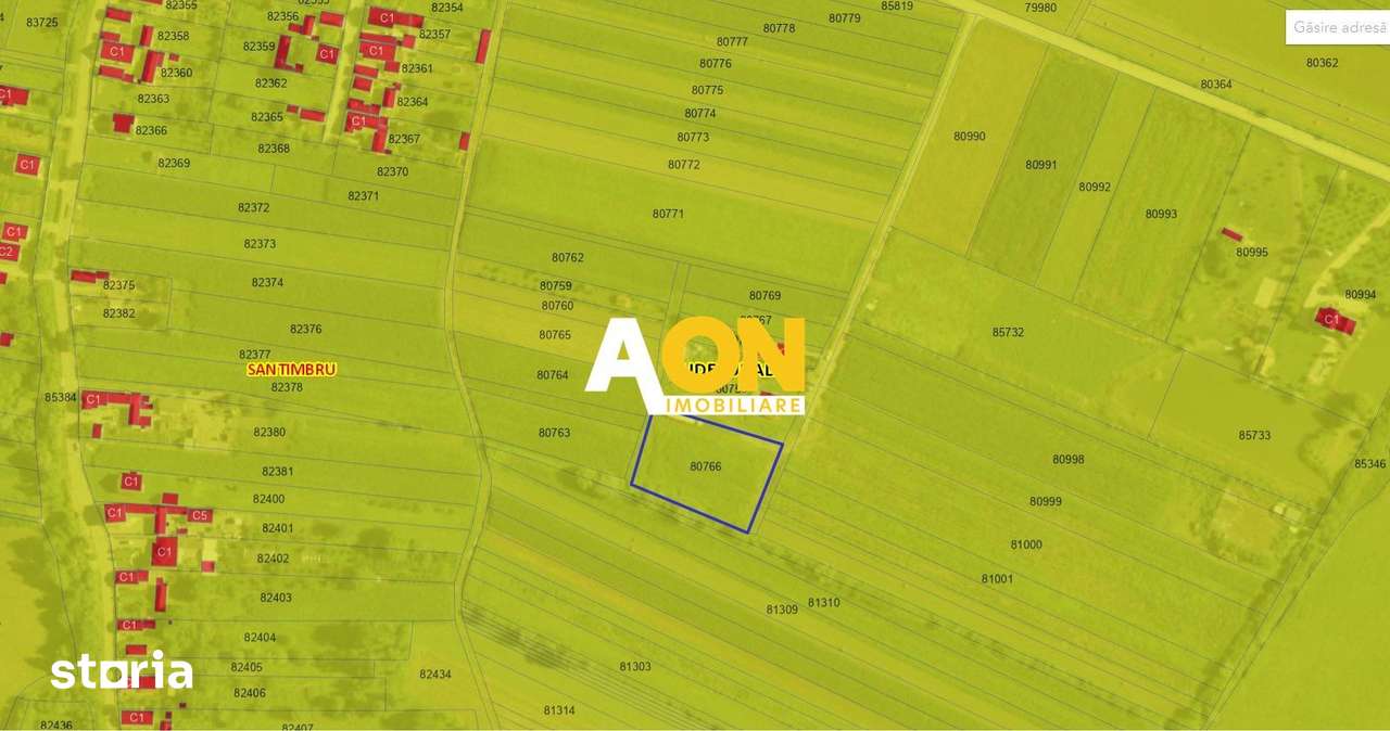Teren 2800 mp, sat Galtiu, comuna Santimbru - Imagine principală: 4/5