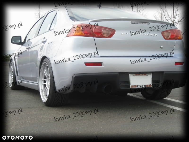 MITSUBISHI LANCER X SPOILER LOTKA NA KLAPĘ PODKŁAD - 2