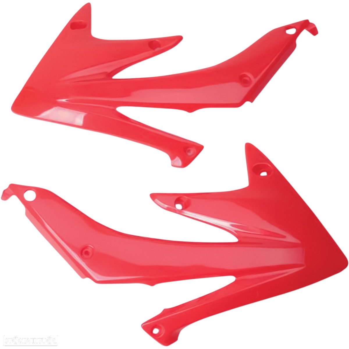 tampas laterais de radiador ufo vermelho honda crf 450 - 1