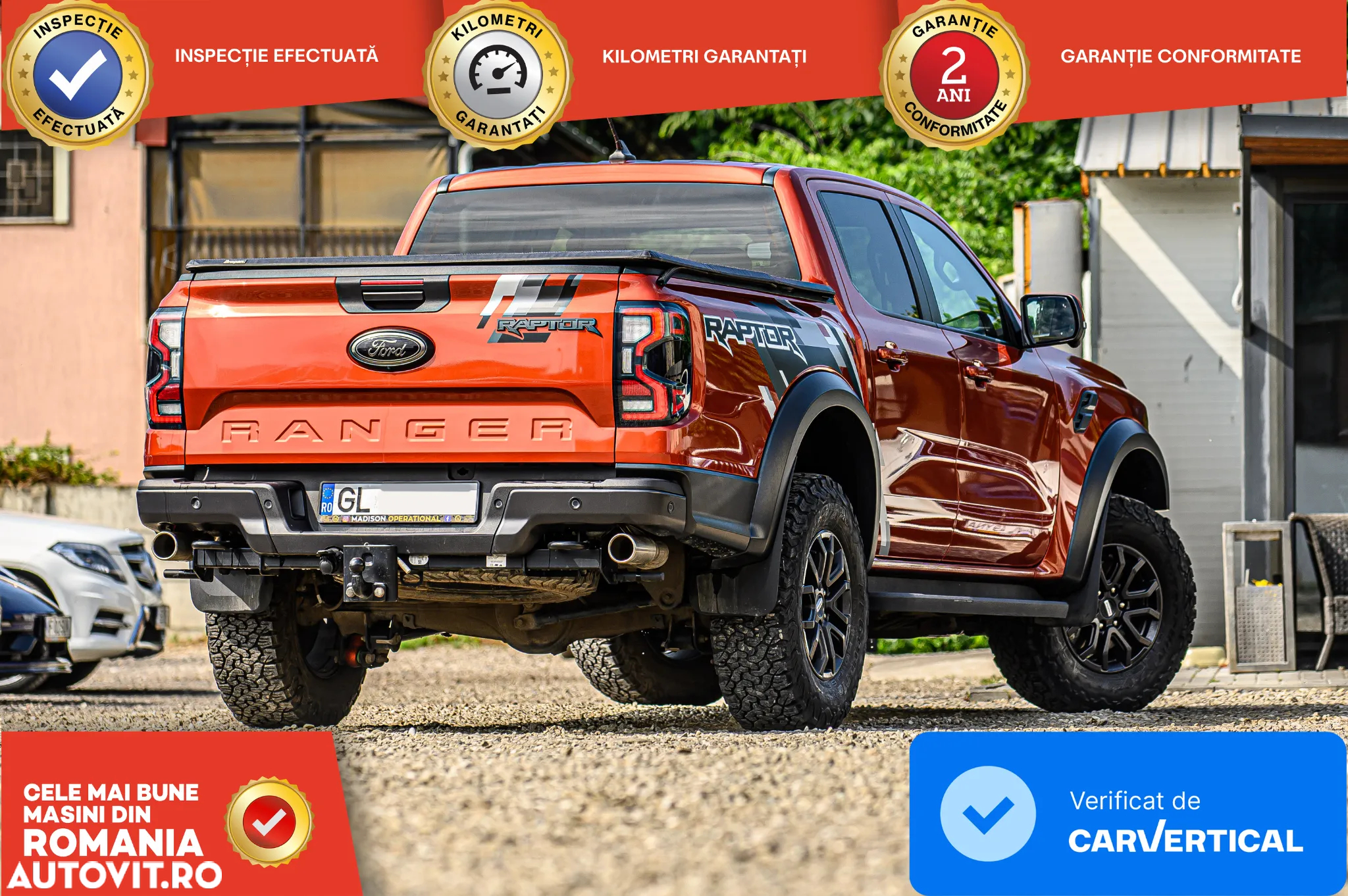 Ford Ranger Pick-Up 3.0 EcoBoost 288 CP 4x4 Cabina Dubla Raptor Aut. - 3
