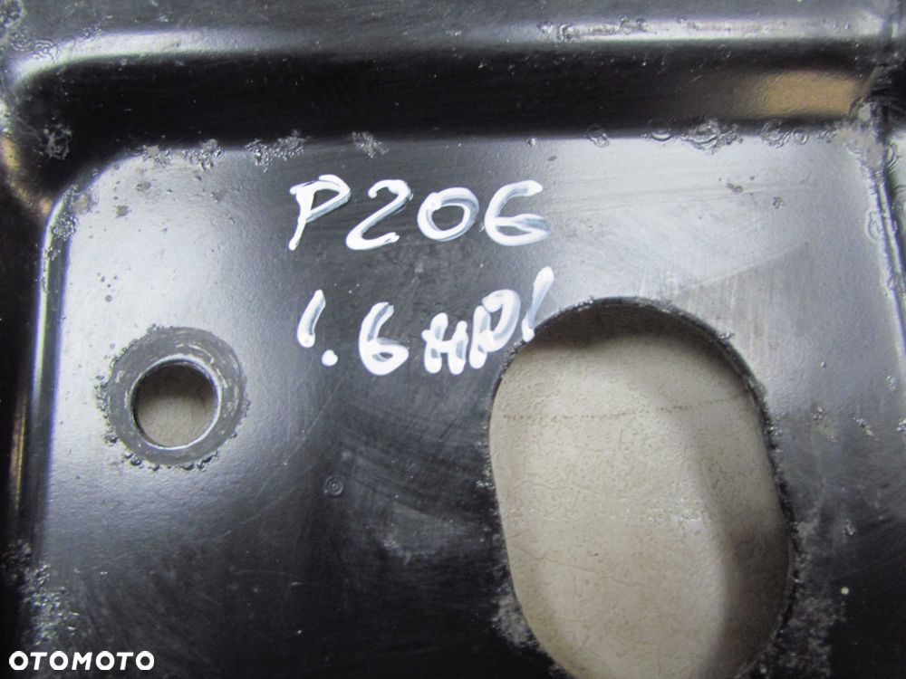 PEUGEOT 206 1.4 HDI 98-09 SKRZYNKA PODSTAWA OBUDOWA AKUMULATORA 9654428780 - 6
