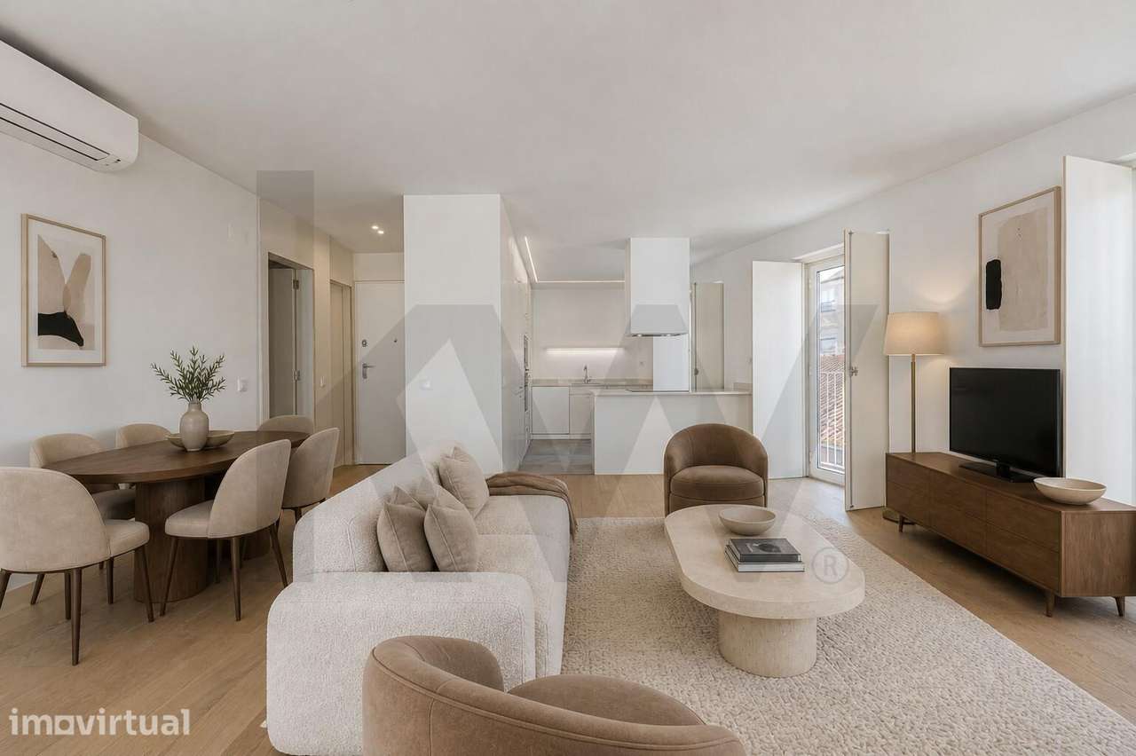 Elegante Apartamento Duplex T2 com Suite e Varandim em Lisboa - Grande imagem: 4/51