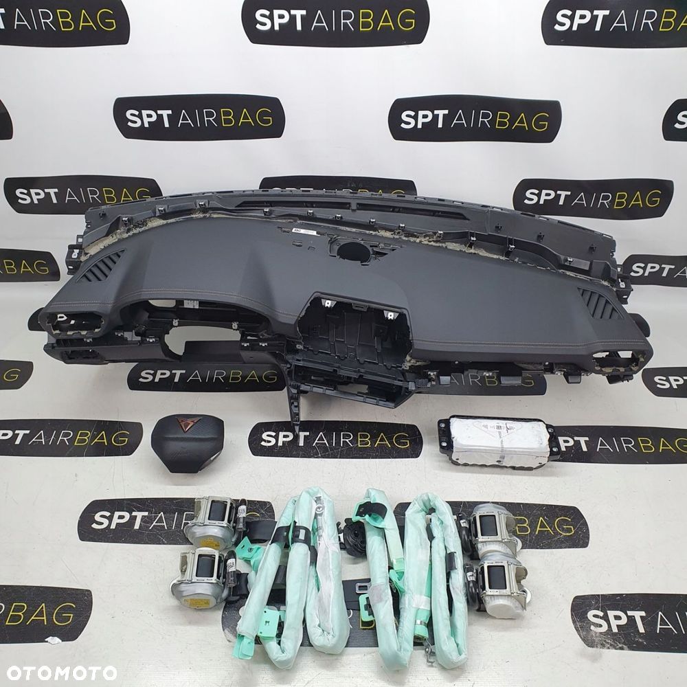 CUPRA FORMENTOR DESKA ROZDZIELCZA KONSOLA KOKPIT PULPIT PODUSZKI AIRBAG AIR BAG PASY KURTYNY KIT SET - 1