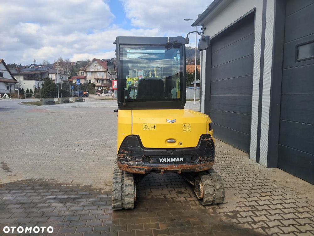 Yanmar SV 26 WAGA 2785kg 2.8t 950mth * 2019 rok * 2 nowe łyżki *skarpówka * lusterka *oświetlenie * długie ramie * szybkozłącze * silnik Yanmar 24KM minikoparka kubota KX30-4 u27 cat 302.7 jcb 8030 jazda szybka/wolna sprawna bez dpf 2,5 t 3 t - 6