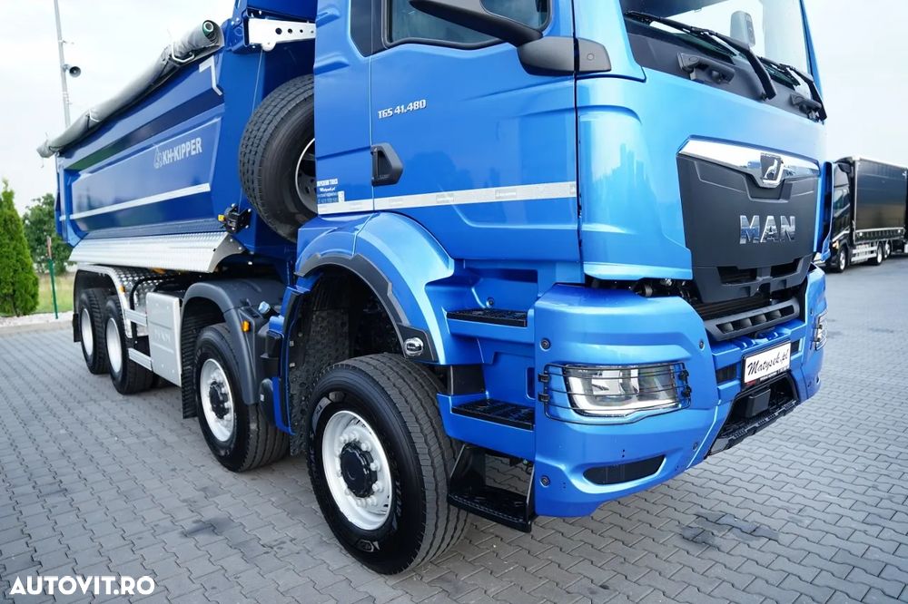 MAN TGS 41.480 / 8X8 / ​​BASCULATOR / BASCULATOR SPATE / KH KIPPER / HARDOX / RICH EQUIPMENT / - 14