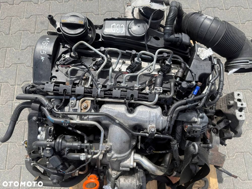 SILNIK KOMPLETNY 2.0 TDI CBD SKRZYNIA BIEGÓW KJF VW GOLF VI 2009 - 5