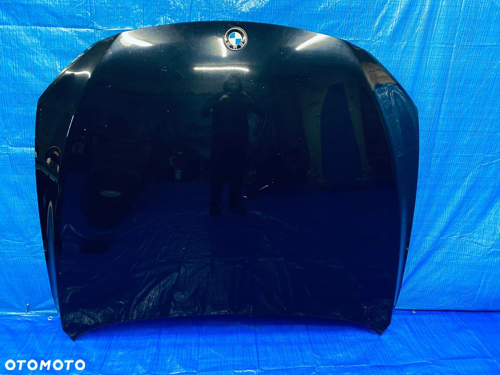 MASKA POKRYWA SILNIKA BMW 7 F01 F02 ; CZARNA LAKIER 416 416/9 CARBONSCHWARZ ORYGINAŁ - 7