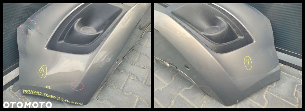 OPEL COMBO II D ZDERZAK PRZÓD (dostępny 1 zderzak) - 2