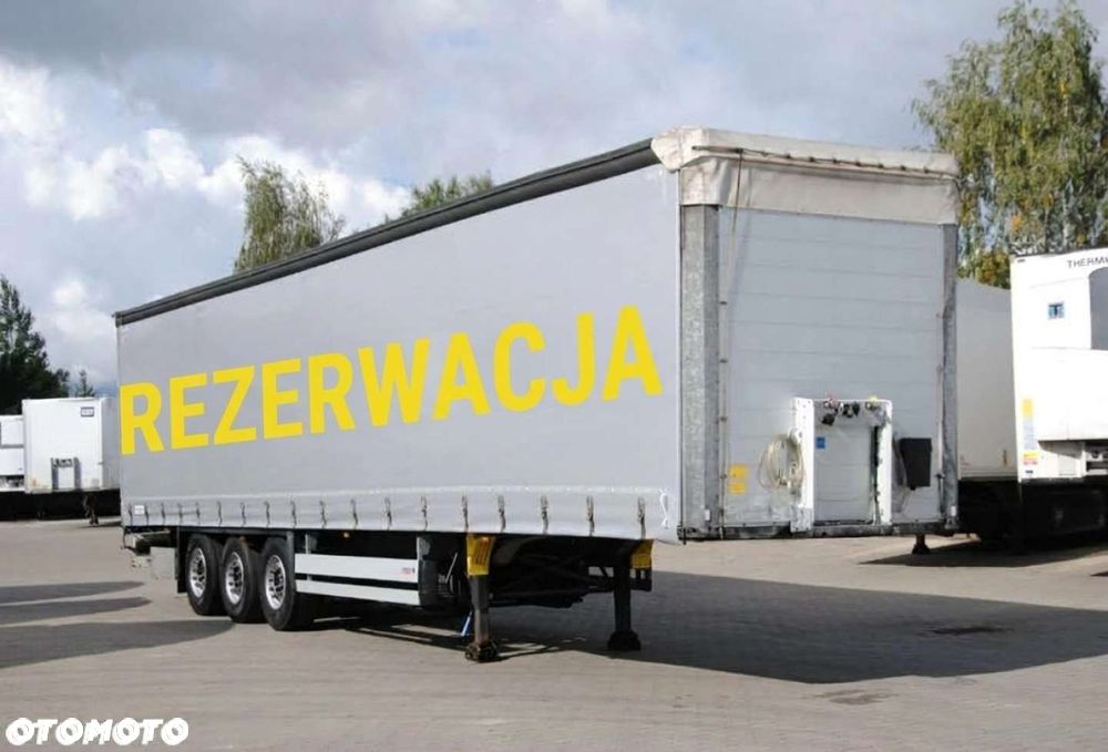 Schmitz Cargobull SCS kurtyna, podnoszona oś