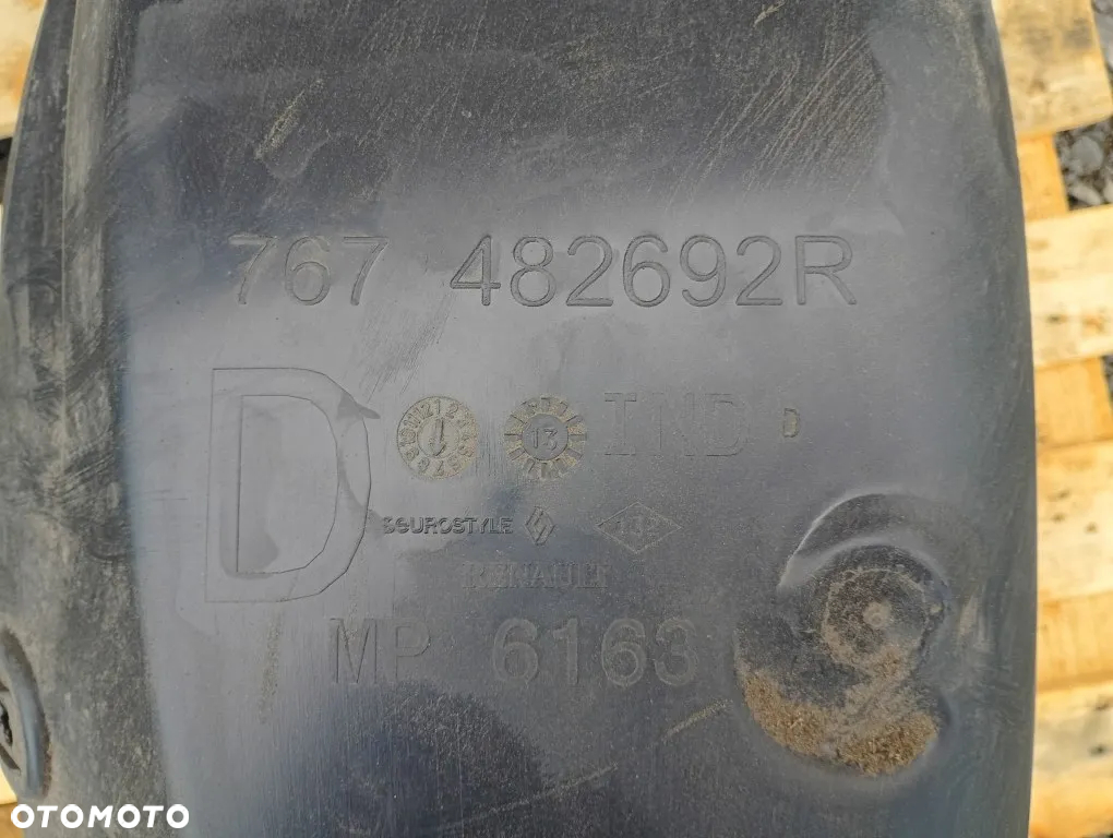 Nadkole Tylne Prawy Tył Renault Kangoo II III Mercedes Citan W415 767482692R - 6