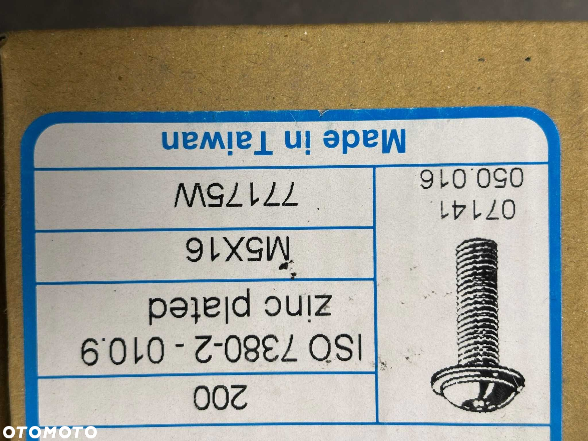 Śruba montażowa M5X16 do Yamaha Honda Kawasaki inne 200szt - 3