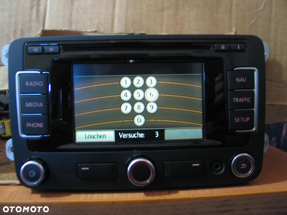 radio radioodtwarzacz nawigacja RNS315 EU Vw Tiguan Passat Touran 3C0035279D - 2