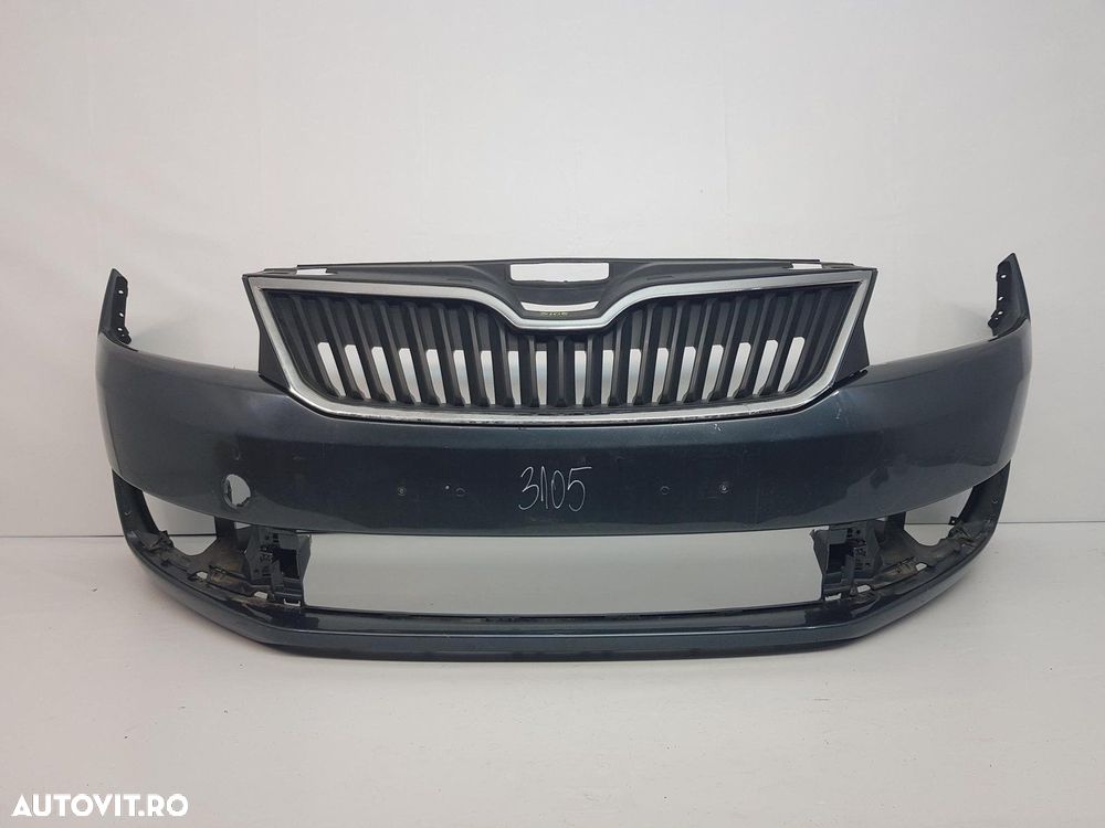 Bara fata cu grila radiator Skoda Rapid dupa 2012 - 2
