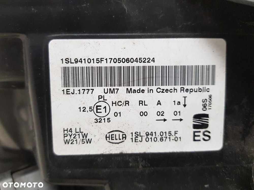 SEAT MII LAMPA LEWA PRZEDNIA REFLEKTOR LEWY PRZÓD KOMPLETNA EUROPA 1SL941015F - 9