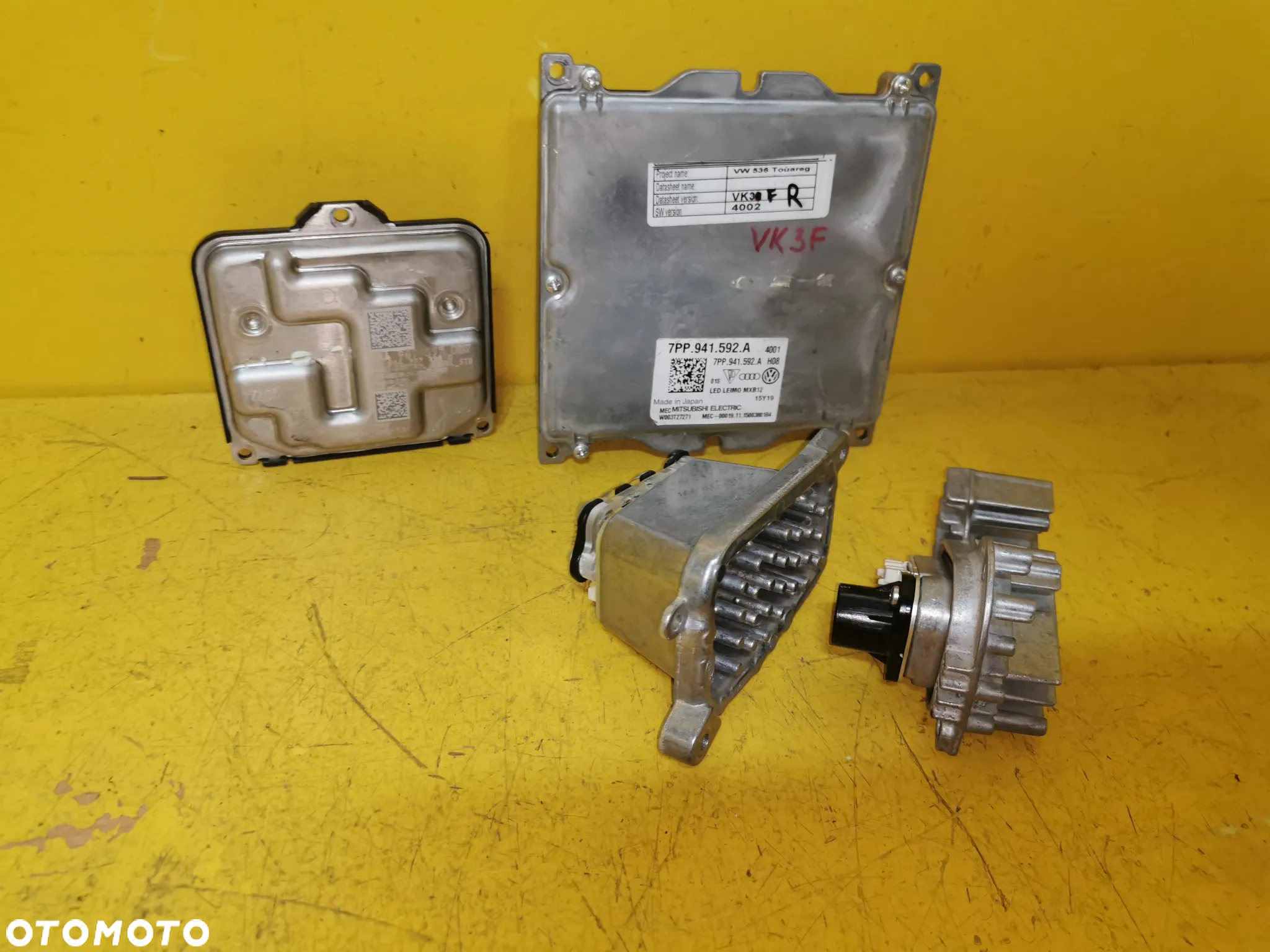 VW TOUAREG III PRZETWORNICA LAMPY LEWA PRAWA MATRIX 7PP941592A 80A907397D - 7