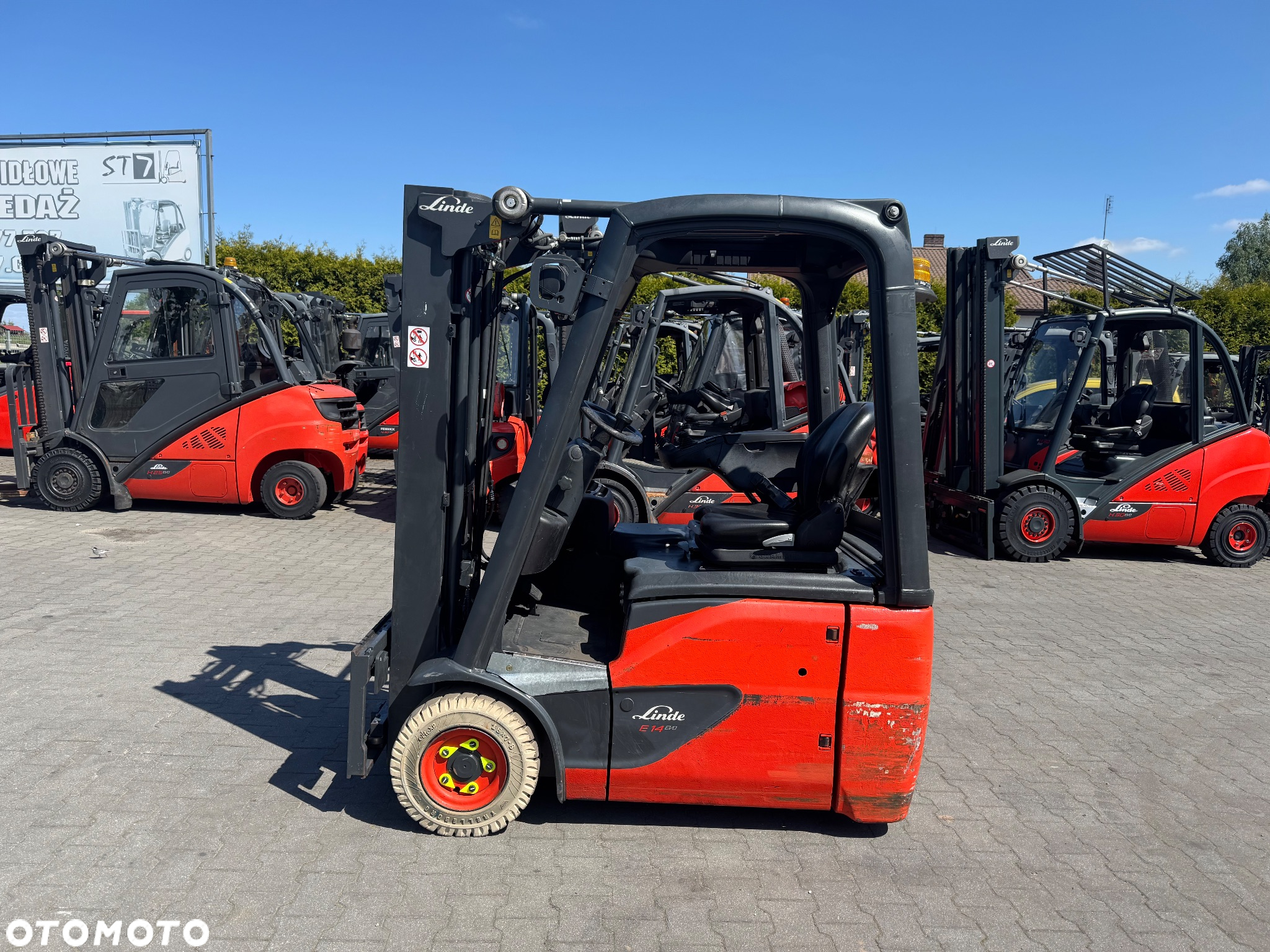 Linde E14 Evo  5880mth triplex bat 2020 przesuw wolny skok h16  e16 h18 toyot - 2