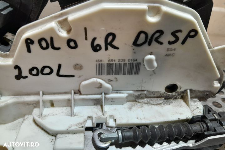 Broasca usa spate dreapta 6R4839016A Volkswagen VW Polo 5 6R [2009 - - 2