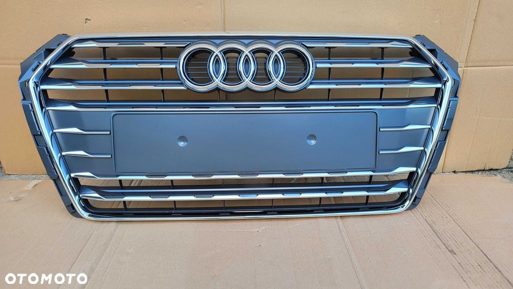 Atrapa chłodnicy GRILL Audi A4 B9 8W0 8W 15-19 ORYG. CHROM OE NOWA !! - 2
