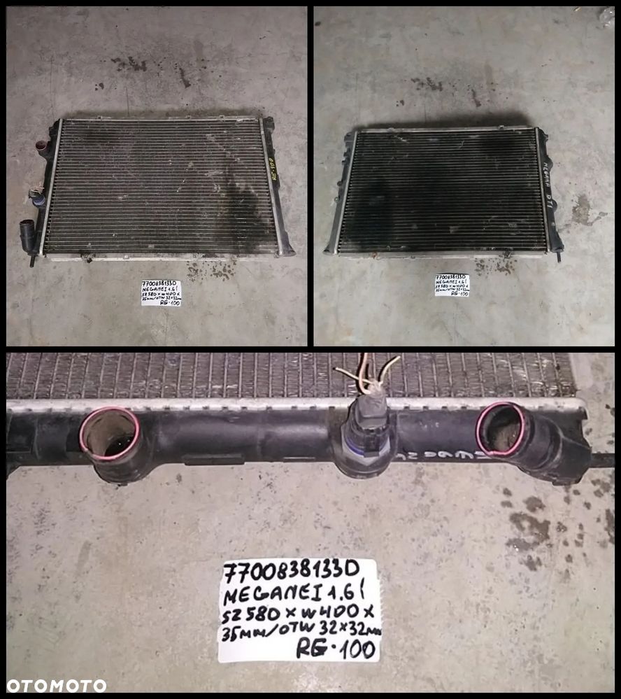 RENAULT CHŁODNICA WODY - 9