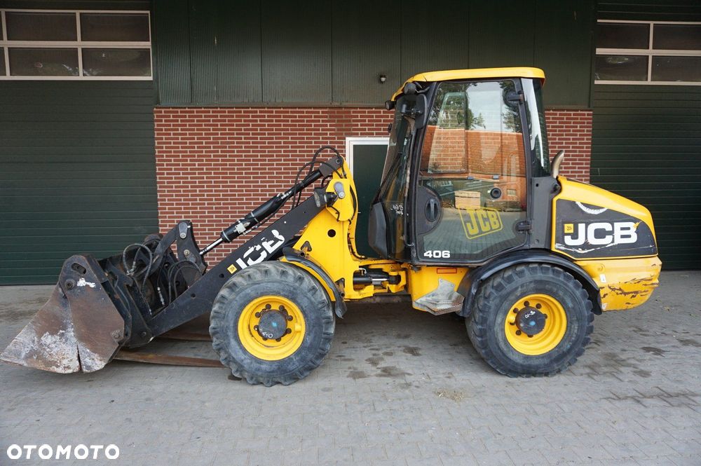 JCB 406 , ROK 2012 / 20 km/h  Łopata 4-1 i widły do ​​palet - 4