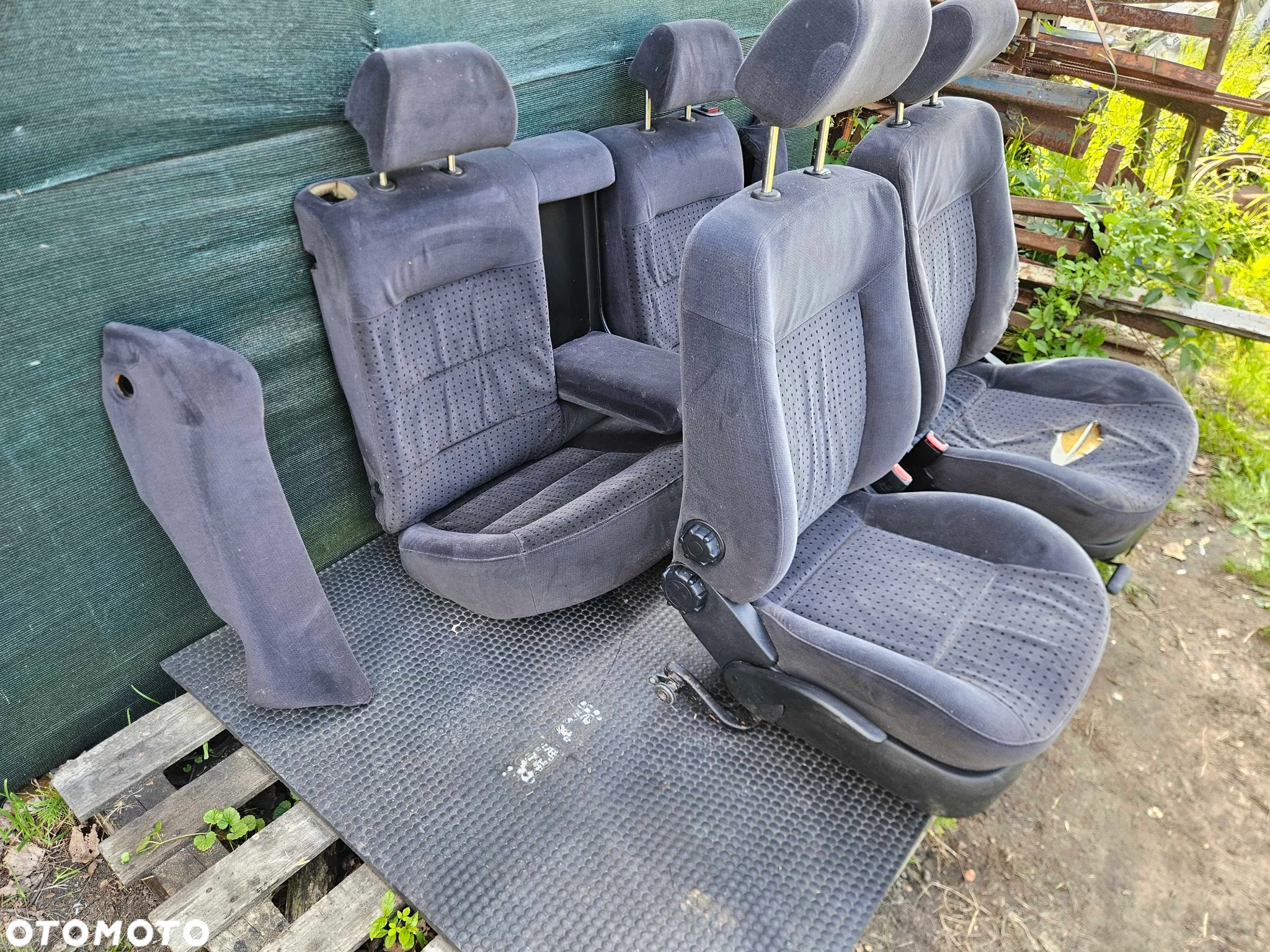 Fotele Fotel Siedzenie Kanapa Podlokietnik Oparcie Welur VW Passat B5 Przed Lift 1997r Komplet - 2