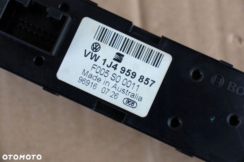 Przełącznik panel szyb VW SEAT SKODA 1J4959857 4 el szyby Europa - 2