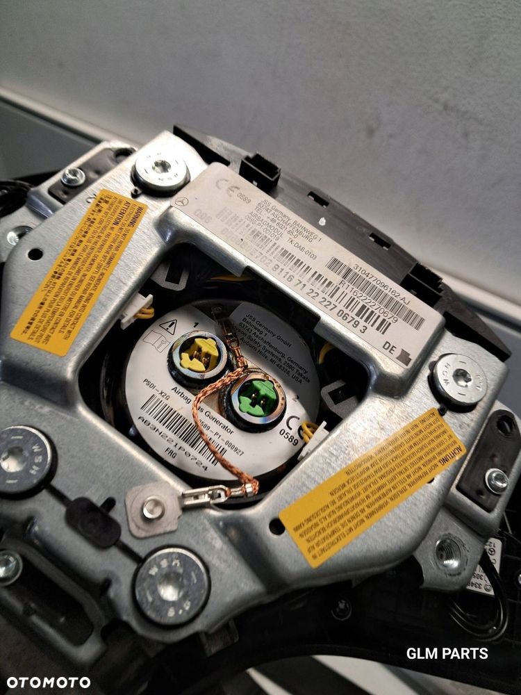 mercedes c klasa w204 sedan lift poduszki powietrzne airbag pasy komplet - 6