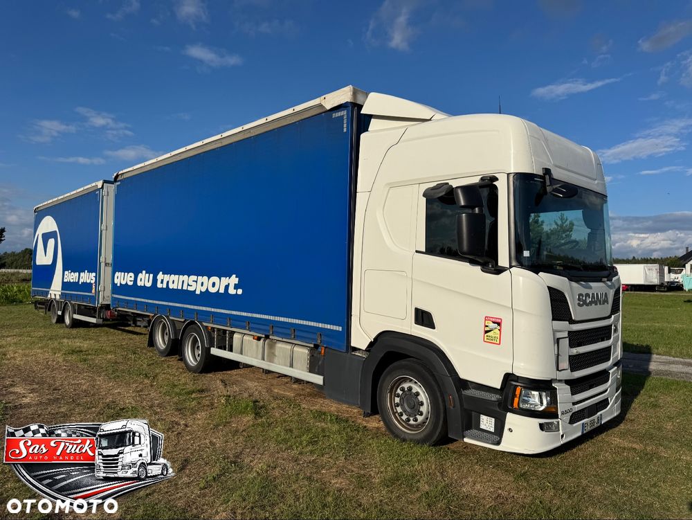 Scania R 500 6X2 Euro 6 Zestaw Z Przyczepą Przejazdowy Dach Zsuwany - 1