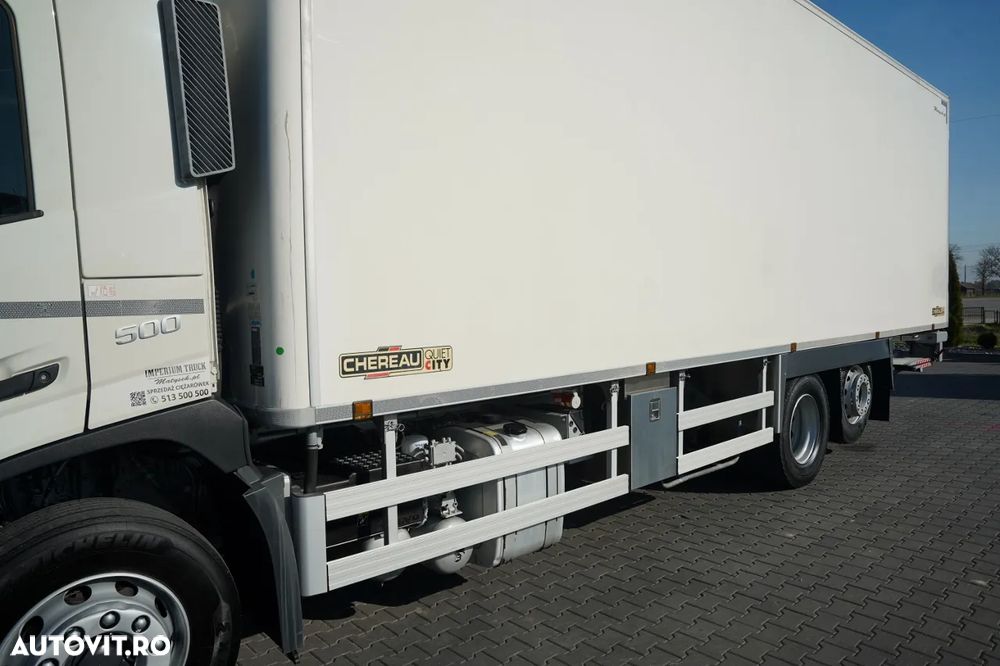 Volvo FM 500 / REFRIGERAT / 6X2 / CHERAU / 8.5 M / CARRIER SUPRA / MULTIMEMBRU / I-SHIFT / DHOLLANDIA LIFT / PUNTE DE DIRECȚIE ȘI RIDICARE / - 11