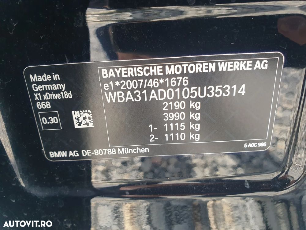 BMW X1 xDrive18d Aut. Advantage - 39