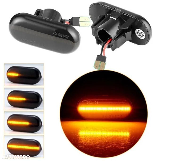 Lampi aripi led leduri cu semnalizare dinamica pentru Dacia Duster 1 - 1