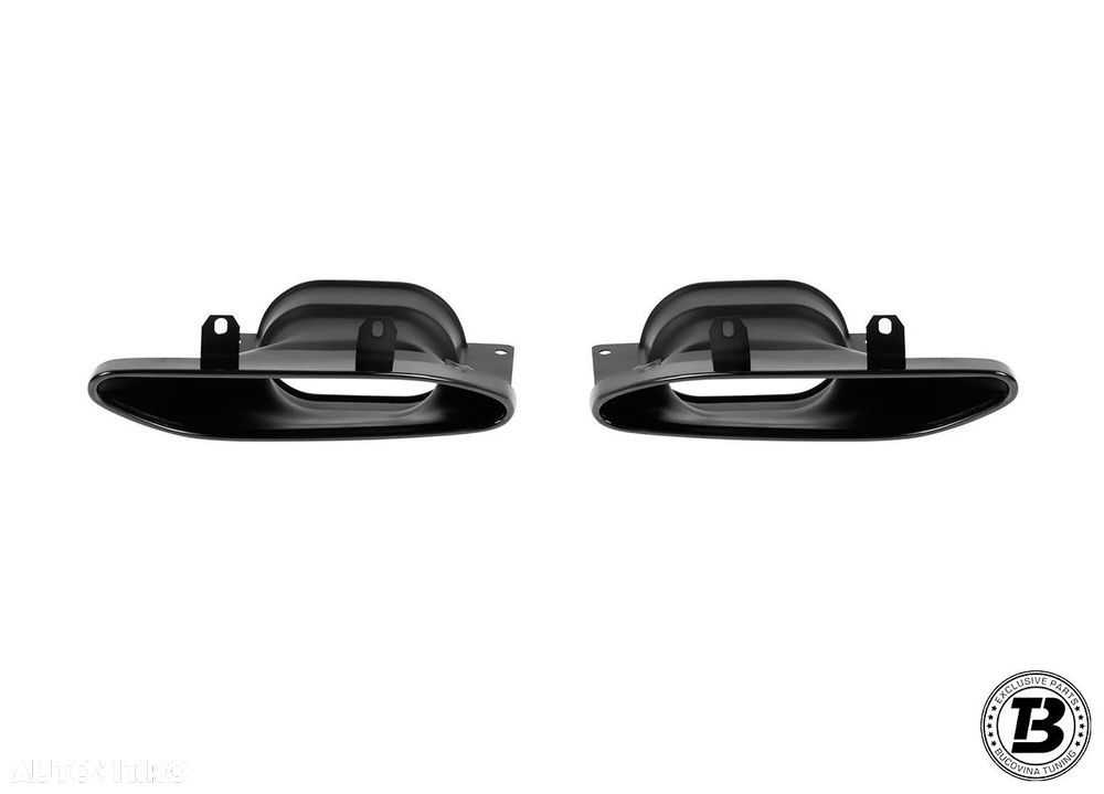 Pachet Exterior compatibil cu Mercedes S Class W223 Shadow Design - 9